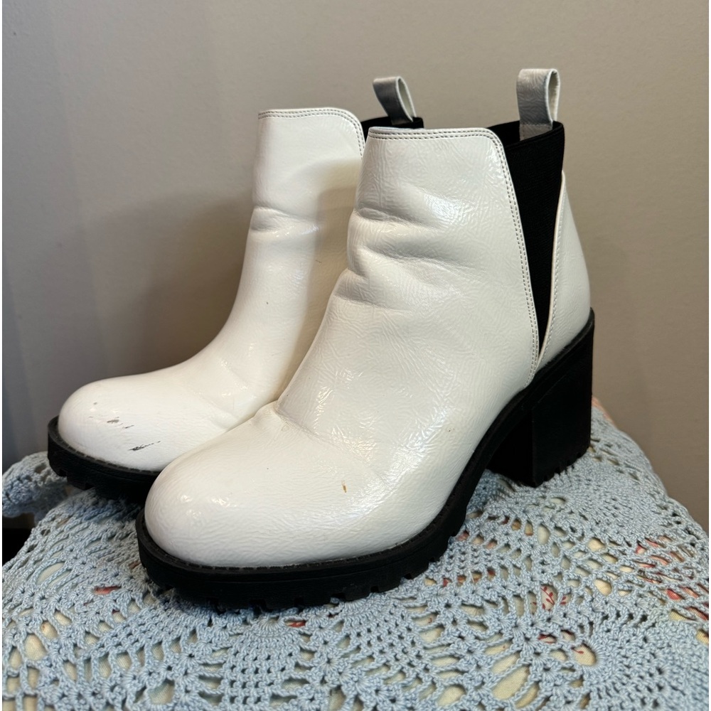 White booties